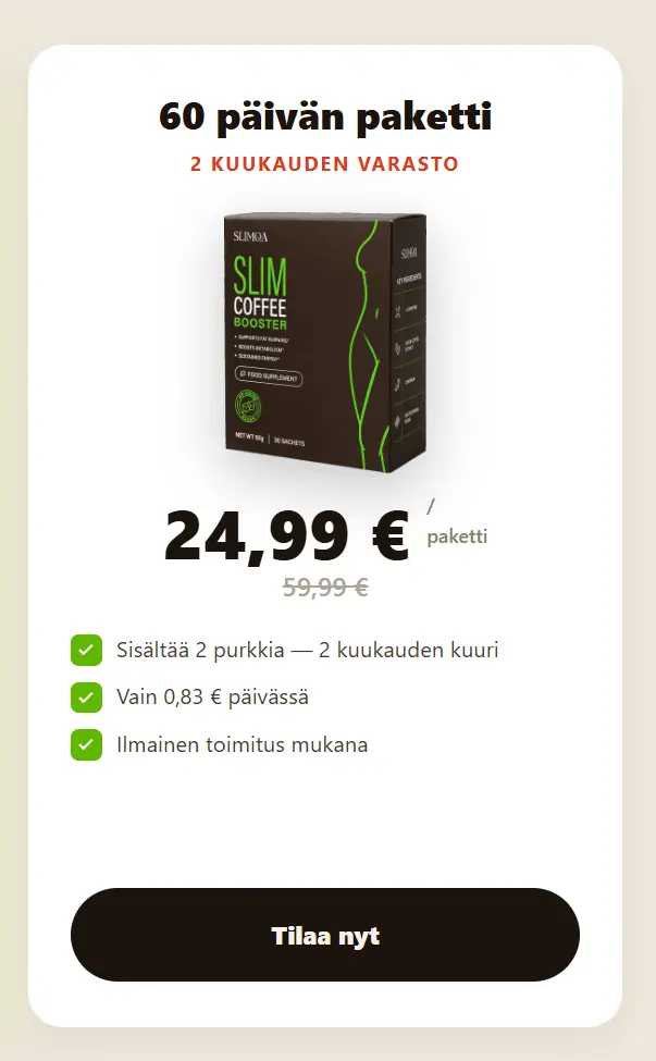 Slimqa Coffee Booster – Angebotspreis